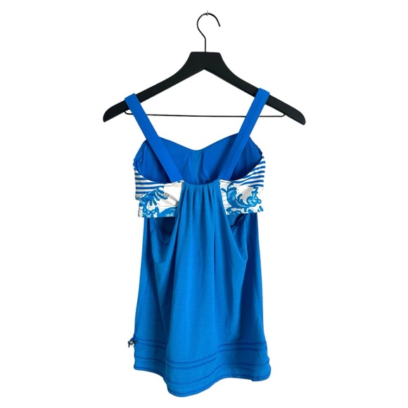Lululemon Run Back On Track Blue Tank - Picture 2 of 5